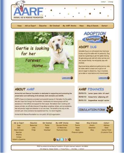 AARF Home page